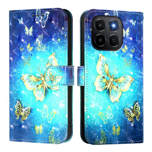 3D Painting Horizontal Flip Leather Phone Case