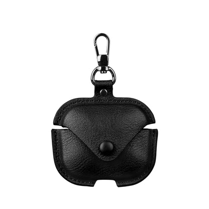 Business Leather Earphone Protective Case with Hook, For Redmi Buds 8 Active, For Redmi Buds 6 Pro / 8 Pro, For Redmi Buds 5 / 6S, For Redmi Buds 6 Active Edition, For Redmi Buds 5 Pro / Buds 4 Pro / Buds 8, For Redmi Buds 4