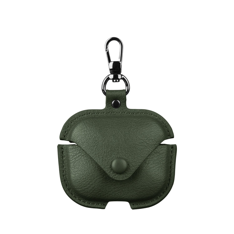 Business Leather Earphone Protective Case with Hook