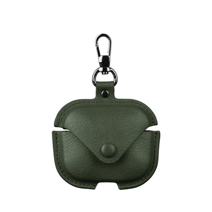 Business Leather Earphone Protective Case with Hook