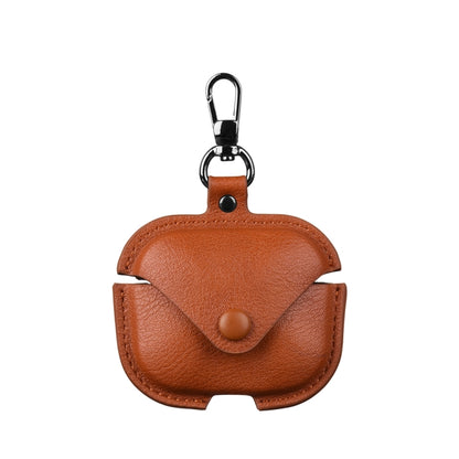 Business Leather Earphone Protective Case with Hook, For Redmi Buds 8 Active, For Redmi Buds 6 Pro / 8 Pro, For Redmi Buds 5 / 6S, For Redmi Buds 6 Active Edition, For Redmi Buds 5 Pro / Buds 4 Pro / Buds 8, For Redmi Buds 4