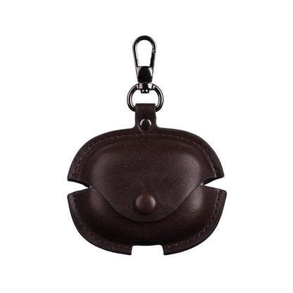 Business Leather Earphone Protective Case with Hook