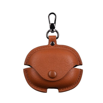 Business Leather Earphone Protective Case with Hook, For Redmi Buds 8 Active, For Redmi Buds 6 Pro / 8 Pro, For Redmi Buds 5 / 6S, For Redmi Buds 6 Active Edition, For Redmi Buds 5 Pro / Buds 4 Pro / Buds 8, For Redmi Buds 4