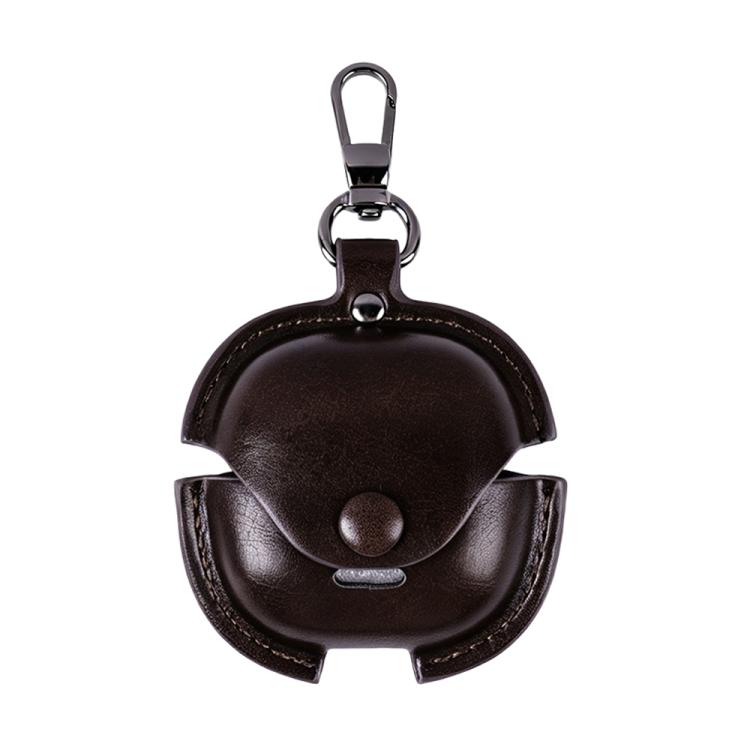 Business Leather Earphone Protective Case with Hook, For Redmi Buds 8 Active, For Redmi Buds 6 Pro / 8 Pro, For Redmi Buds 5 / 6S, For Redmi Buds 6 Active Edition, For Redmi Buds 5 Pro / Buds 4 Pro / Buds 8, For Redmi Buds 4