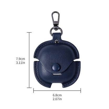 Business Leather Earphone Protective Case with Hook, For Redmi Buds 8 Active, For Redmi Buds 6 Pro / 8 Pro, For Redmi Buds 5 / 6S, For Redmi Buds 6 Active Edition, For Redmi Buds 5 Pro / Buds 4 Pro / Buds 8, For Redmi Buds 4