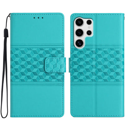 Diamond Embossed Skin Feel Leather Phone Case