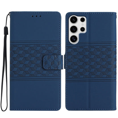 Diamond Embossed Skin Feel Leather Phone Case