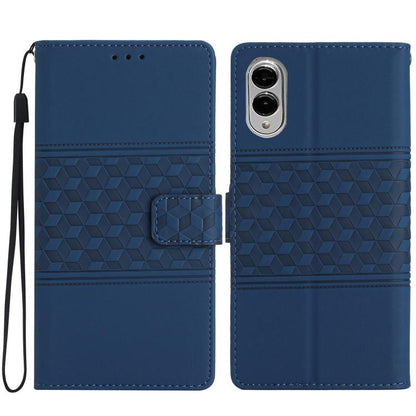 Diamond Embossed Skin Feel Leather Phone Case