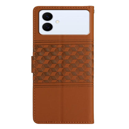 Diamond Embossed Skin Feel Leather Phone Case