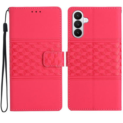 Diamond Embossed Skin Feel Leather Phone Case