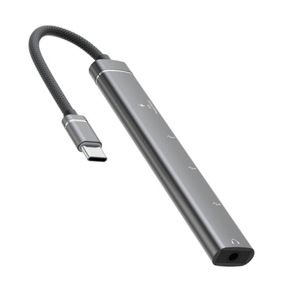 5 in 1 USB-C / Type-C Interface Multi-function HUB Adapter, 5 in 1 (Grey), 5 in 1 (Silver)