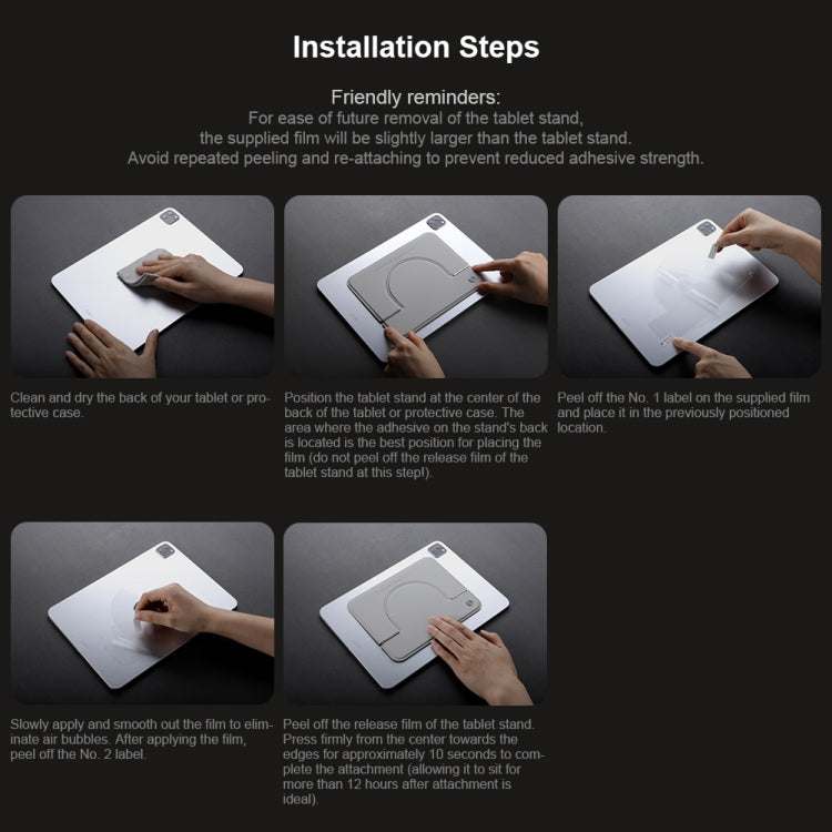 NILLKIN 4mm FlexWing Tablet Stand Magnetic Version For 9.7-11 inch, Magnetic Version
