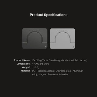NILLKIN 4mm FlexWing Tablet Stand Magnetic Version For 9.7-11 inch, Magnetic Version