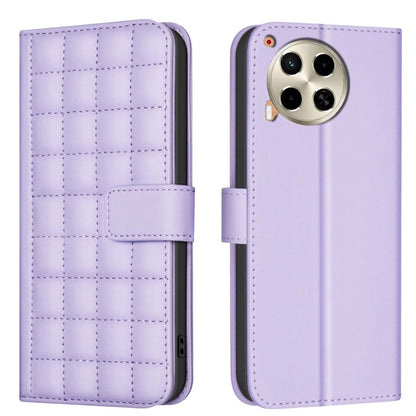 Square Texture Leather Phone Case, For Tecno Pova 6 / 6 Pro 5G, For Tecno Camon 30 5G / 4G, For Tecno Spark 20 Pro+, For Tecno Spark 20 Pro, For Tecno Spark Go 2024 / 20C / Pop 8, For Tecno Spark 20