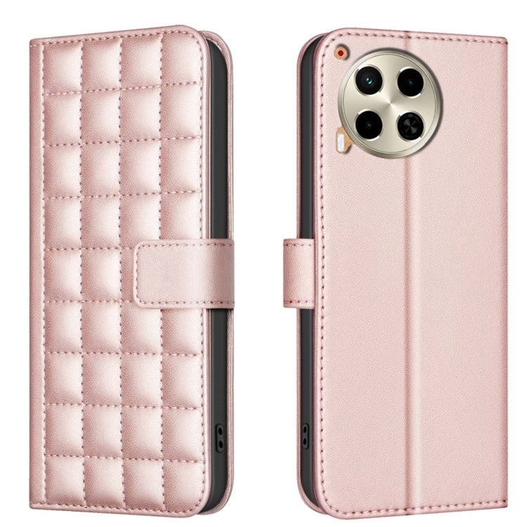 Square Texture Leather Phone Case, For Tecno Pova 6 / 6 Pro 5G, For Tecno Camon 30 5G / 4G, For Tecno Spark 20 Pro+, For Tecno Spark 20 Pro, For Tecno Spark Go 2024 / 20C / Pop 8, For Tecno Spark 20