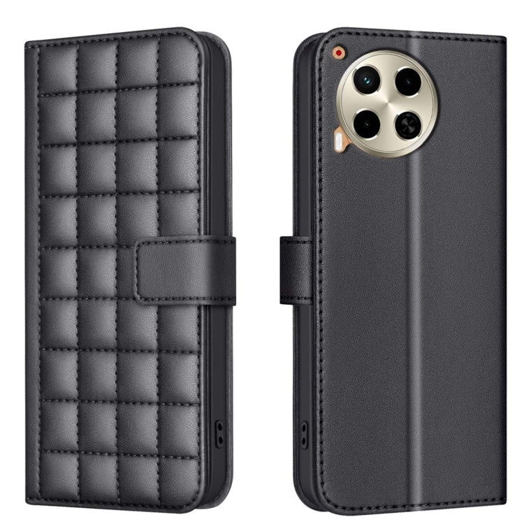 Square Texture Leather Phone Case, For Tecno Pova 6 / 6 Pro 5G, For Tecno Camon 30 5G / 4G, For Tecno Spark 20 Pro+, For Tecno Spark 20 Pro, For Tecno Spark Go 2024 / 20C / Pop 8, For Tecno Spark 20