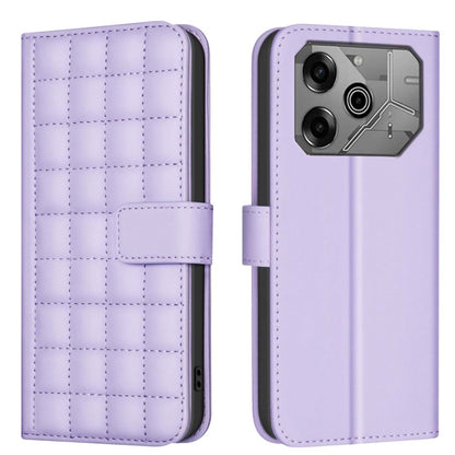 Square Texture Leather Phone Case, For Tecno Pova 6 / 6 Pro 5G, For Tecno Camon 30 5G / 4G, For Tecno Spark 20 Pro+, For Tecno Spark 20 Pro, For Tecno Spark Go 2024 / 20C / Pop 8, For Tecno Spark 20