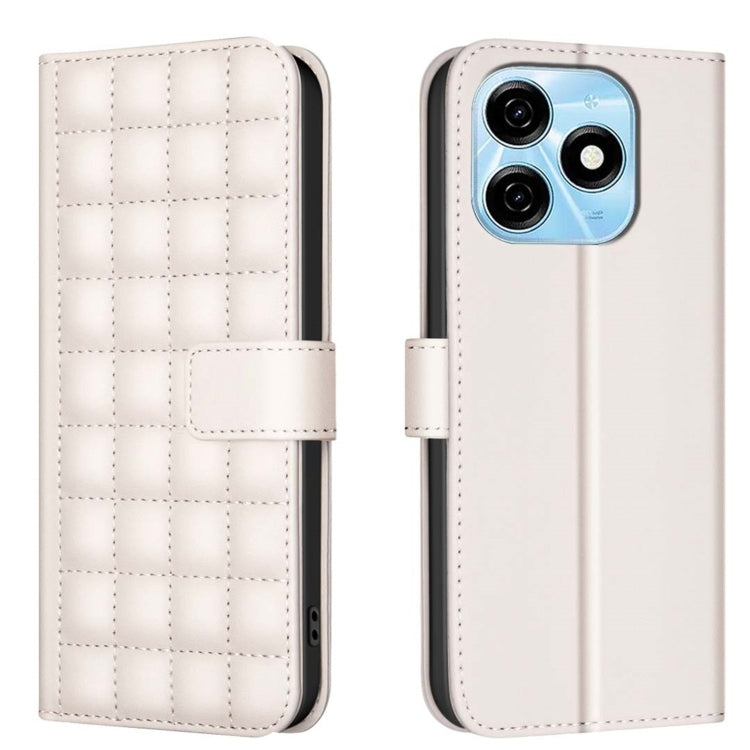 Square Texture Leather Phone Case, For Tecno Pova 6 / 6 Pro 5G, For Tecno Camon 30 5G / 4G, For Tecno Spark 20 Pro+, For Tecno Spark 20 Pro, For Tecno Spark Go 2024 / 20C / Pop 8, For Tecno Spark 20