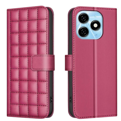 Square Texture Leather Phone Case, For Tecno Pova 6 / 6 Pro 5G, For Tecno Camon 30 5G / 4G, For Tecno Spark 20 Pro+, For Tecno Spark 20 Pro, For Tecno Spark Go 2024 / 20C / Pop 8, For Tecno Spark 20