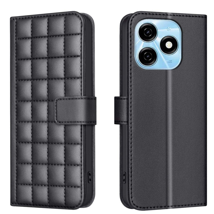 Square Texture Leather Phone Case, For Tecno Pova 6 / 6 Pro 5G, For Tecno Camon 30 5G / 4G, For Tecno Spark 20 Pro+, For Tecno Spark 20 Pro, For Tecno Spark Go 2024 / 20C / Pop 8, For Tecno Spark 20