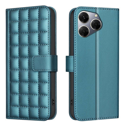 Square Texture Leather Phone Case, For Tecno Pova 6 / 6 Pro 5G, For Tecno Camon 30 5G / 4G, For Tecno Spark 20 Pro+, For Tecno Spark 20 Pro, For Tecno Spark Go 2024 / 20C / Pop 8, For Tecno Spark 20