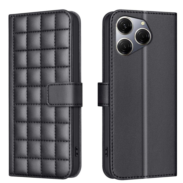 Square Texture Leather Phone Case, For Tecno Pova 6 / 6 Pro 5G, For Tecno Camon 30 5G / 4G, For Tecno Spark 20 Pro+, For Tecno Spark 20 Pro, For Tecno Spark Go 2024 / 20C / Pop 8, For Tecno Spark 20