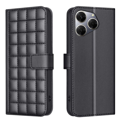 Square Texture Leather Phone Case, For Tecno Pova 6 / 6 Pro 5G, For Tecno Camon 30 5G / 4G, For Tecno Spark 20 Pro+, For Tecno Spark 20 Pro, For Tecno Spark Go 2024 / 20C / Pop 8, For Tecno Spark 20