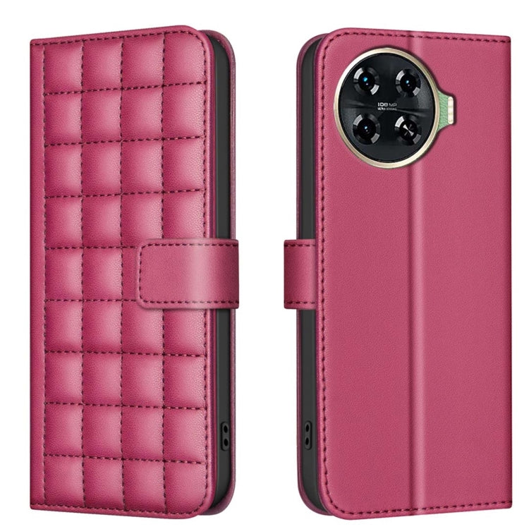 Square Texture Leather Phone Case, For Tecno Pova 6 / 6 Pro 5G, For Tecno Camon 30 5G / 4G, For Tecno Spark 20 Pro+, For Tecno Spark 20 Pro, For Tecno Spark Go 2024 / 20C / Pop 8, For Tecno Spark 20