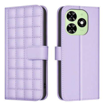 Square Texture Leather Phone Case, For Tecno Pova 6 / 6 Pro 5G, For Tecno Camon 30 5G / 4G, For Tecno Spark 20 Pro+, For Tecno Spark 20 Pro, For Tecno Spark Go 2024 / 20C / Pop 8, For Tecno Spark 20