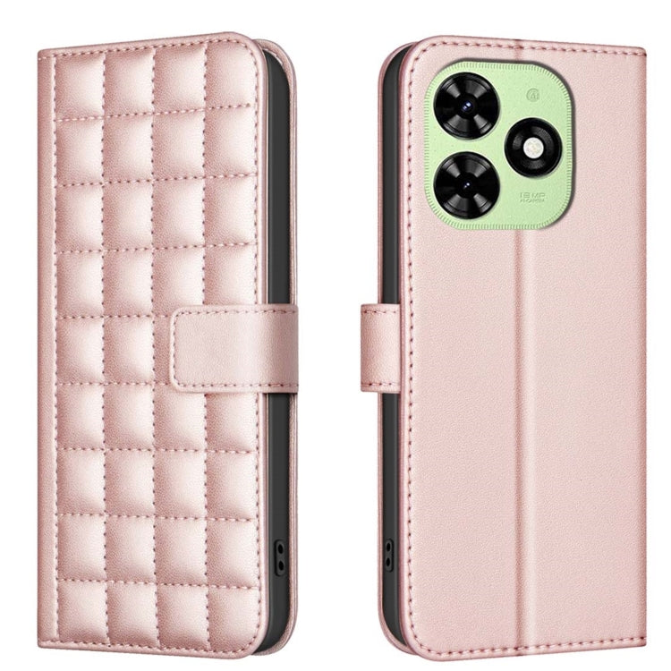 Square Texture Leather Phone Case, For Tecno Pova 6 / 6 Pro 5G, For Tecno Camon 30 5G / 4G, For Tecno Spark 20 Pro+, For Tecno Spark 20 Pro, For Tecno Spark Go 2024 / 20C / Pop 8, For Tecno Spark 20