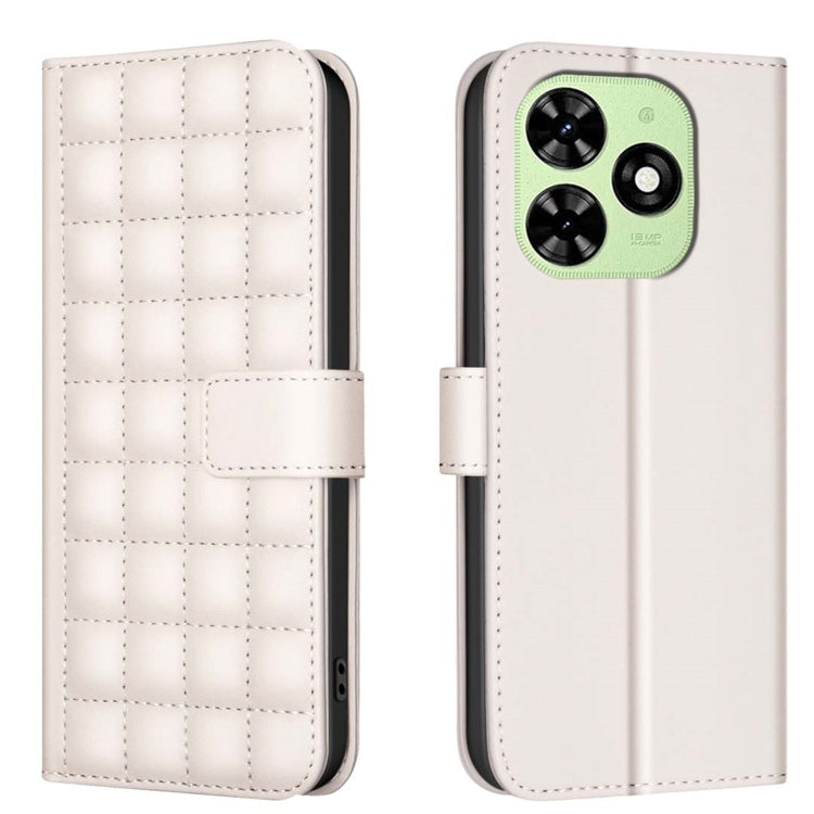 Square Texture Leather Phone Case, For Tecno Pova 6 / 6 Pro 5G, For Tecno Camon 30 5G / 4G, For Tecno Spark 20 Pro+, For Tecno Spark 20 Pro, For Tecno Spark Go 2024 / 20C / Pop 8, For Tecno Spark 20