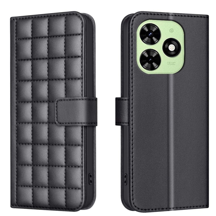 Square Texture Leather Phone Case, For Tecno Pova 6 / 6 Pro 5G, For Tecno Camon 30 5G / 4G, For Tecno Spark 20 Pro+, For Tecno Spark 20 Pro, For Tecno Spark Go 2024 / 20C / Pop 8, For Tecno Spark 20