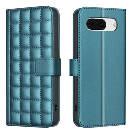 Square Texture Leather Phone Case, For Google Pixel 9 Pro, For Google Pixel 9, For Google Pixel 8a, For Google Pixel 8 Pro, For Google Pixel 8
