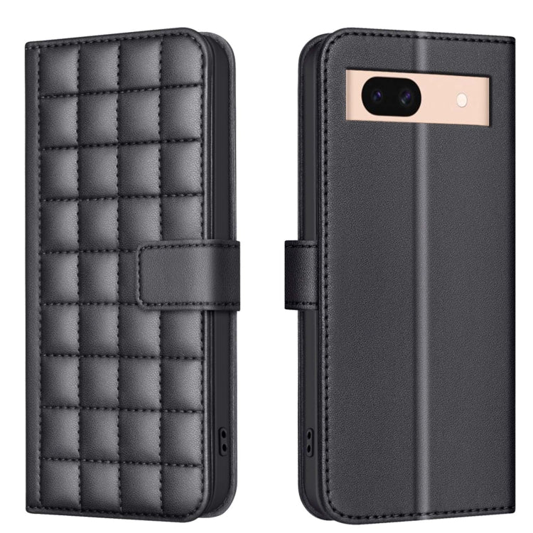 Square Texture Leather Phone Case, For Google Pixel 9 Pro, For Google Pixel 9, For Google Pixel 8a, For Google Pixel 8 Pro, For Google Pixel 8