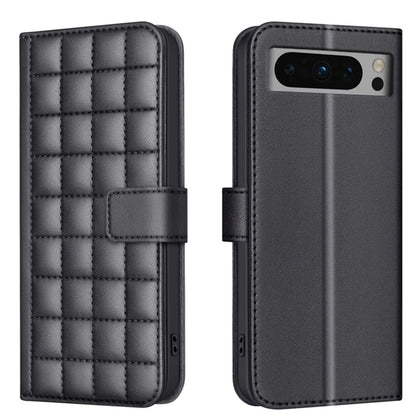 Square Texture Leather Phone Case, For Google Pixel 9 Pro, For Google Pixel 9, For Google Pixel 8a, For Google Pixel 8 Pro, For Google Pixel 8