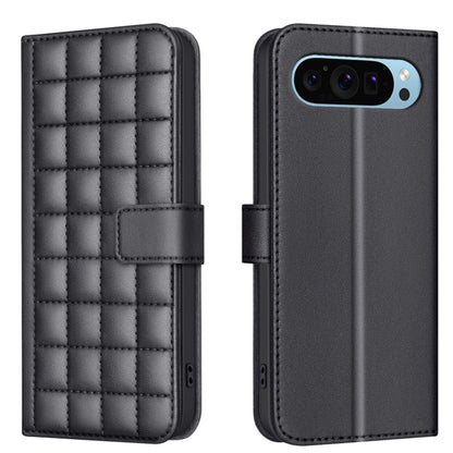 Square Texture Leather Phone Case, For Google Pixel 9 Pro, For Google Pixel 9, For Google Pixel 8a, For Google Pixel 8 Pro, For Google Pixel 8