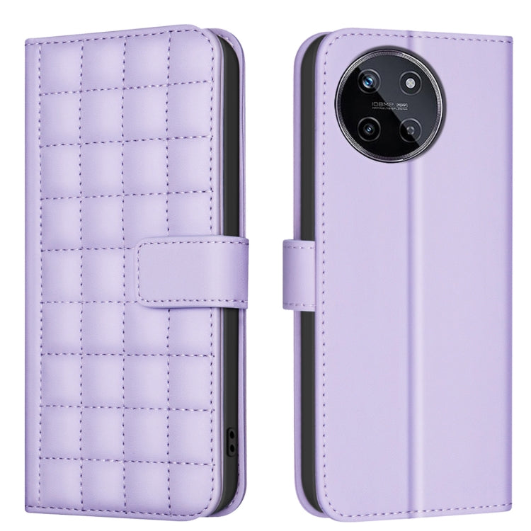 Square Texture Leather Phone Case, For Realme 12 5G Global, For Realme 12+ 5G, For Realme 12 Pro 5G / 12 Pro+ 5G Global, For Realme 11 4G Global, For Realme 11 5G Global / 11X, For Realme C53, For Realme C55