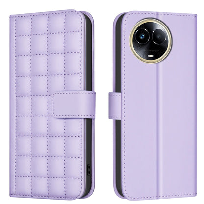 Square Texture Leather Phone Case, For Realme 12 5G Global, For Realme 12+ 5G, For Realme 12 Pro 5G / 12 Pro+ 5G Global, For Realme 11 4G Global, For Realme 11 5G Global / 11X, For Realme C53, For Realme C55