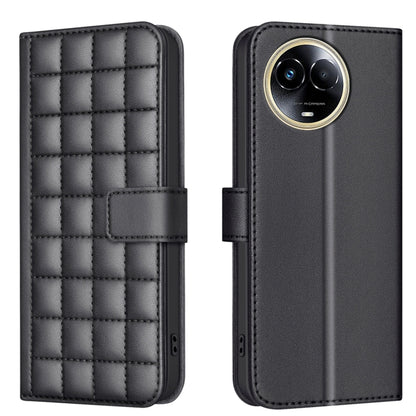 Square Texture Leather Phone Case, For Realme 12 5G Global, For Realme 12+ 5G, For Realme 12 Pro 5G / 12 Pro+ 5G Global, For Realme 11 4G Global, For Realme 11 5G Global / 11X, For Realme C53, For Realme C55