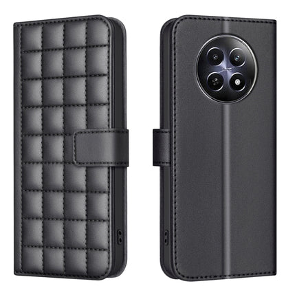 Square Texture Leather Phone Case, For Realme 12 5G Global, For Realme 12+ 5G, For Realme 12 Pro 5G / 12 Pro+ 5G Global, For Realme 11 4G Global, For Realme 11 5G Global / 11X, For Realme C53, For Realme C55