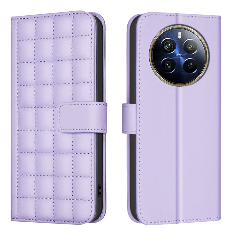 Square Texture Leather Phone Case, For Realme 12 5G Global, For Realme 12+ 5G, For Realme 12 Pro 5G / 12 Pro+ 5G Global, For Realme 11 4G Global, For Realme 11 5G Global / 11X, For Realme C53, For Realme C55