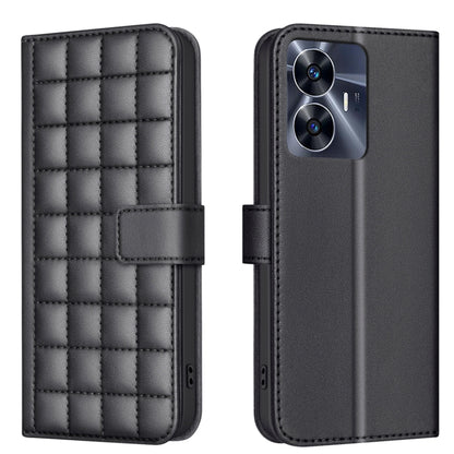 Square Texture Leather Phone Case, For Realme 12 5G Global, For Realme 12+ 5G, For Realme 12 Pro 5G / 12 Pro+ 5G Global, For Realme 11 4G Global, For Realme 11 5G Global / 11X, For Realme C53, For Realme C55