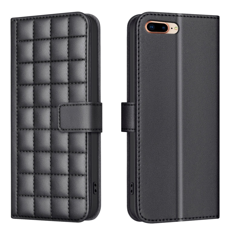 Square Texture Leather Phone Case, For iPhone 12 / 12 Pro, For iPhone 12 Pro Max, For iPhone 11 Pro Max, For iPhone 11, For iPhone 11 Pro, For iPhone XR, For iPhone XS Max, For iPhone 8 Plus / 7 Plus