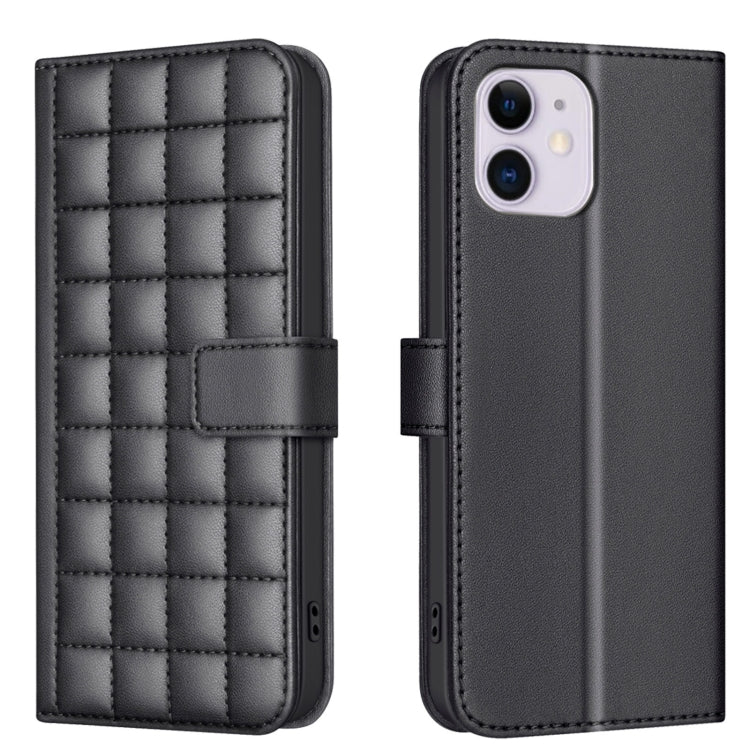 Square Texture Leather Phone Case, For iPhone 12 / 12 Pro, For iPhone 12 Pro Max, For iPhone 11 Pro Max, For iPhone 11, For iPhone 11 Pro, For iPhone XR, For iPhone XS Max, For iPhone 8 Plus / 7 Plus