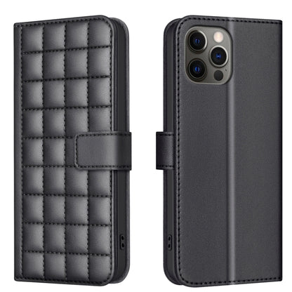 Square Texture Leather Phone Case, For iPhone 12 / 12 Pro, For iPhone 12 Pro Max, For iPhone 11 Pro Max, For iPhone 11, For iPhone 11 Pro, For iPhone XR, For iPhone XS Max, For iPhone 8 Plus / 7 Plus