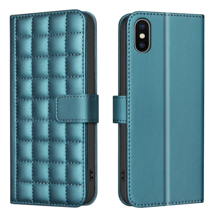 Square Texture Leather Phone Case, For iPhone 12 / 12 Pro, For iPhone 12 Pro Max, For iPhone 11 Pro Max, For iPhone 11, For iPhone 11 Pro, For iPhone XR, For iPhone XS Max, For iPhone 8 Plus / 7 Plus