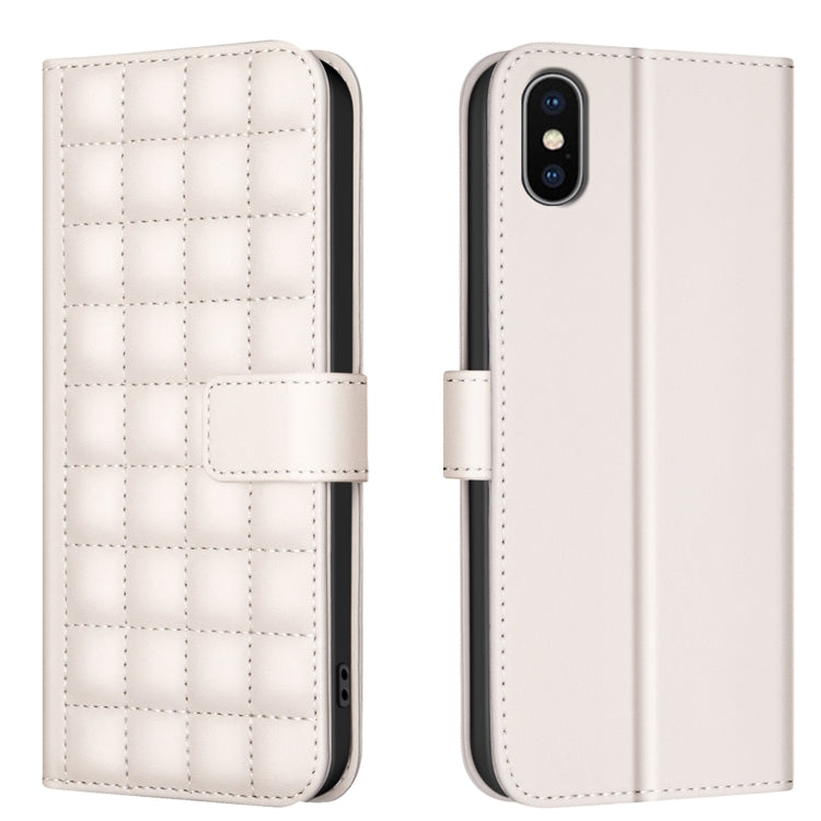 Square Texture Leather Phone Case, For iPhone 12 / 12 Pro, For iPhone 12 Pro Max, For iPhone 11 Pro Max, For iPhone 11, For iPhone 11 Pro, For iPhone XR, For iPhone XS Max, For iPhone 8 Plus / 7 Plus