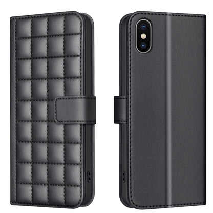 Square Texture Leather Phone Case, For iPhone 12 / 12 Pro, For iPhone 12 Pro Max, For iPhone 11 Pro Max, For iPhone 11, For iPhone 11 Pro, For iPhone XR, For iPhone XS Max, For iPhone 8 Plus / 7 Plus