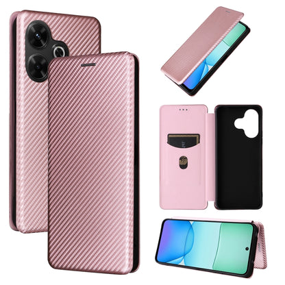 Carbon Fiber Texture Flip Leather Phone Case, For Redmi Turbo 5 Max 5G / Poco X8 Pro Max, For Redmi Turbo 5 5G / Poco X8 Pro, For Redmi Note 15 Pro+ 5G 163.3mm / Poco M8 Pro 5G, For Redmi Note 15 5G / 4G 164mm / Poco M8 5G                              ...