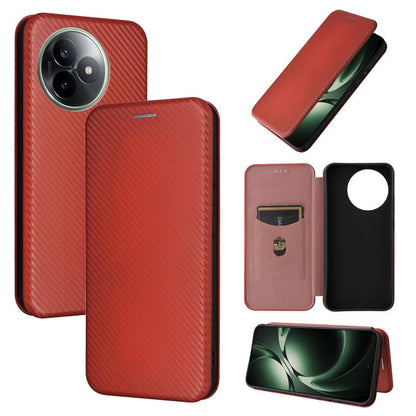 Carbon Fiber Texture Flip Leather Phone Case, For Redmi Turbo 5 Max 5G / Poco X8 Pro Max, For Redmi Turbo 5 5G / Poco X8 Pro, For Redmi Note 15 Pro+ 5G 163.3mm / Poco M8 Pro 5G, For Redmi Note 15 5G / 4G 164mm / Poco M8 5G                              ...